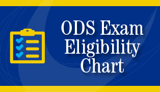 ODS Exam Eligibility Chart