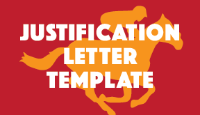 Download the Justification Letter Template CoC Accredited Programs