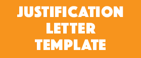 Justification Letter Template Page