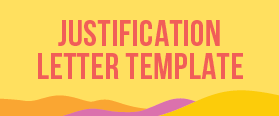 Justification Letter Template