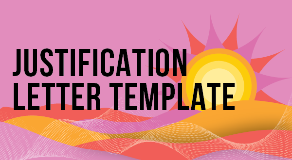 Justification Letter Template Page