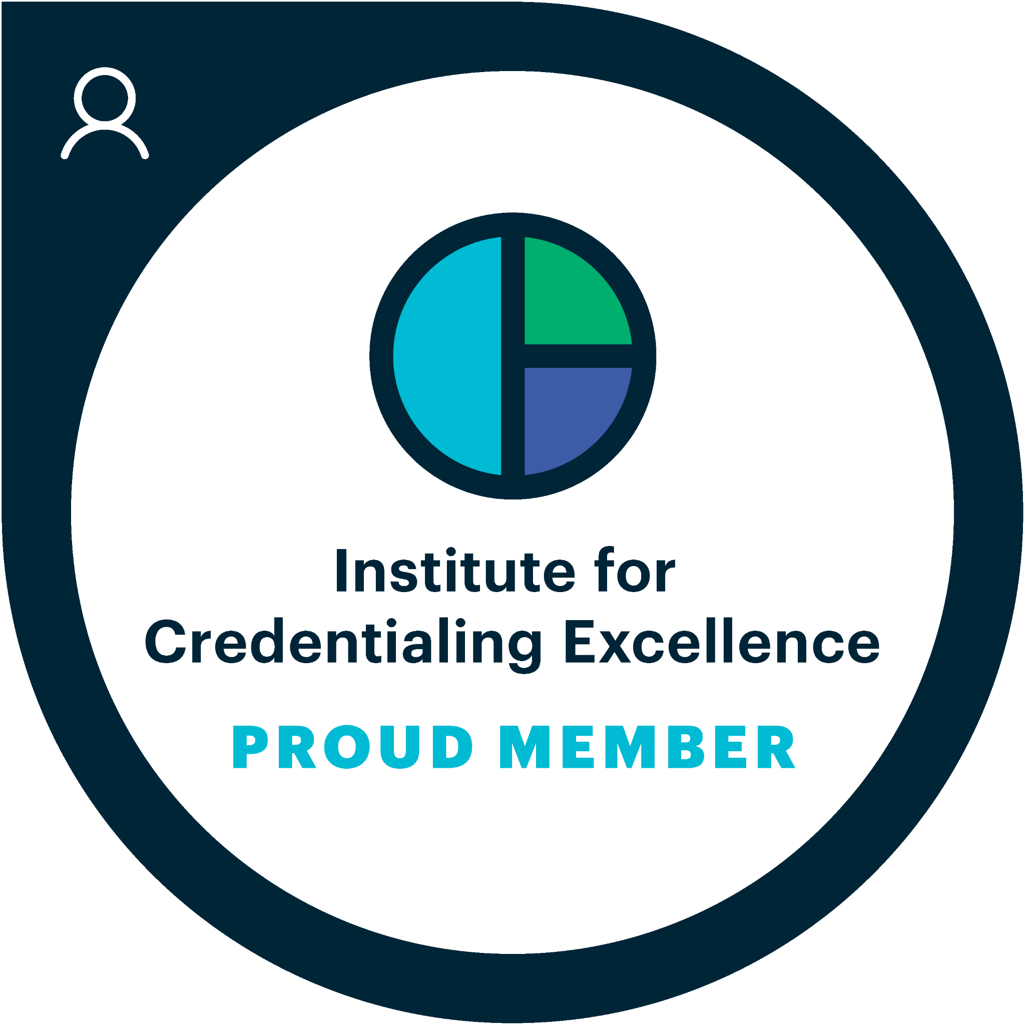 Institute for Credentialing Excellence Organizational Member Badge