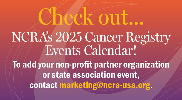 Cancer Registry Events Calendar