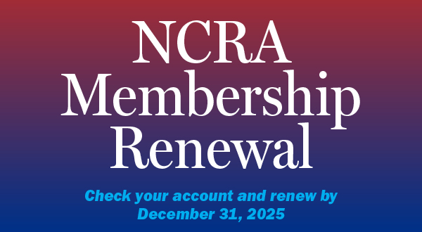 NCRA Membership Renewal