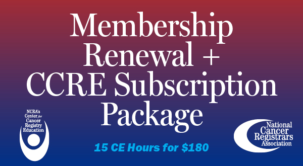 Membership Renewal + CCRE Subscription