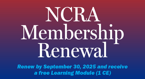 NCRA Membership Renewal