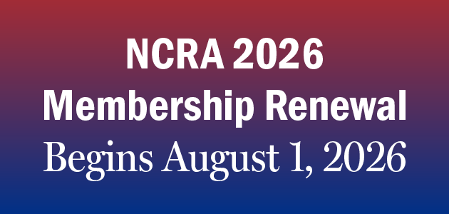 NCRA Membership Renewal