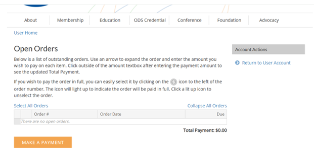 Pay Outstanding Balance Instructions